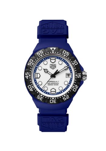 TAG Heuer Formula 1 Solargraph 38 Blue Polylight / White / Rubber